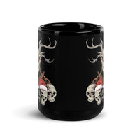 Horror Reindeer 6 Black Glossy Mug