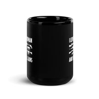 I Love One Woman and Several Guns Black Glossy Mug