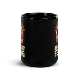 I Love Halloween Black Glossy Mug