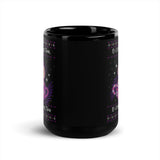 O Christmas Tea Black Glossy Mug