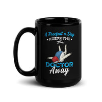 A Freefall A Day Black Glossy Mug