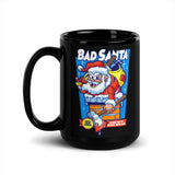 Bad Santa Black Glossy Mug