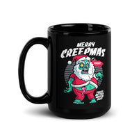 Merry Creepmas Black Glossy Mug