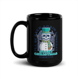 Scary Christmas (Let is Snow) Black Glossy Mug