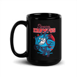 Scary Krampus Black Glossy Mug