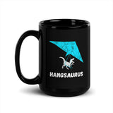 Hangsaurus Black Glossy Mug