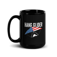 Hang Glider Black Glossy Mug