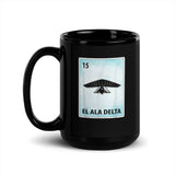 El Ala Delta Black Glossy Mug