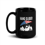 Hang Glider USA Black Glossy Mug