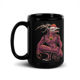 Horror Reindeer 2 Black Glossy Mug