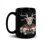 Horror Reindeer 6 Black Glossy Mug