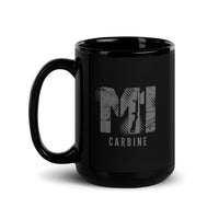 M1 Carbine Black Glossy Mug