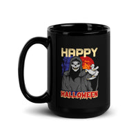 Happy Halloween Black Glossy Mug