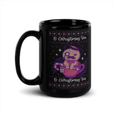 O Christmas Tea Black Glossy Mug