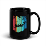 Diver Black Glossy Mug