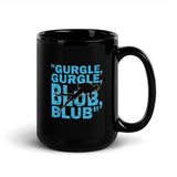 Gurgle Blub Black Glossy Mug