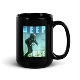 Deep House Diver Black Glossy Mug