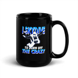 I Skydive to Burn Off the Crazy Black Glossy Mug