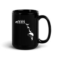 Evolution Skydive / Base Jump Black Glossy Mug