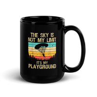 The Sky is Not My Limit Black Glossy Mug