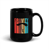 Gravity Black Glossy Mug