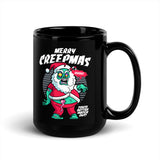 Merry Creepmas Black Glossy Mug