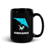 Hangsaurus Black Glossy Mug