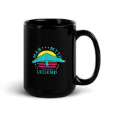 Man Myth Legend (Hang Glide) Black Glossy Mug