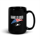 Hang Glider Black Glossy Mug