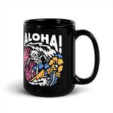 Aloha! Black Glossy Mug