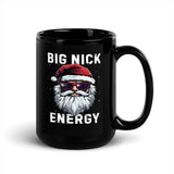 Big Nick Energy Black Glossy Mug