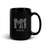 M1 Carbine Black Glossy Mug