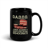 Dads Against Daughters Dating Democrats Black Glossy Mug