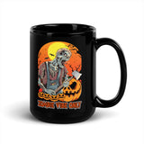 Zombie Vibe Only Black Glossy Mug