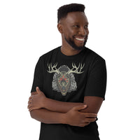 Horror Reindeer 4 Short-Sleeve Unisex T-Shirt