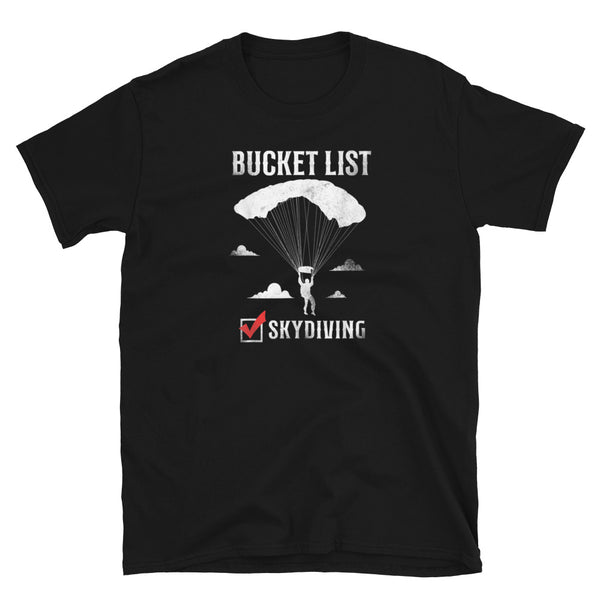 Bucketlist: Skydiving (Option 3) Short-Sleeve Unisex T-Shirt