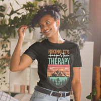 Hiking (It's Cheaper Than Therapy) Short-Sleeve Unisex T-Shirt