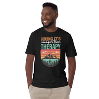 Hiking (It's Cheaper Than Therapy) Short-Sleeve Unisex T-Shirt