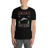 Hang Gliding Ugly Christmas Sweater Short-Sleeve Unisex T-Shirt