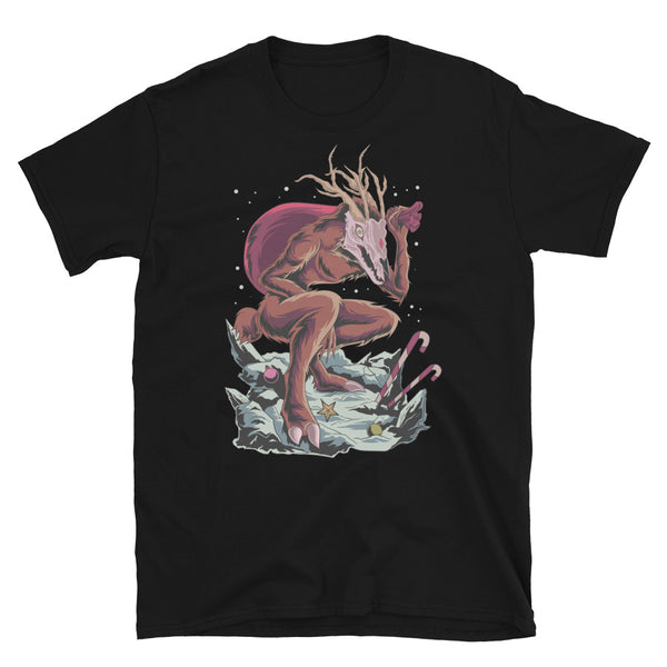 Horror Reindeer 1 Short-Sleeve Unisex T-Shirt