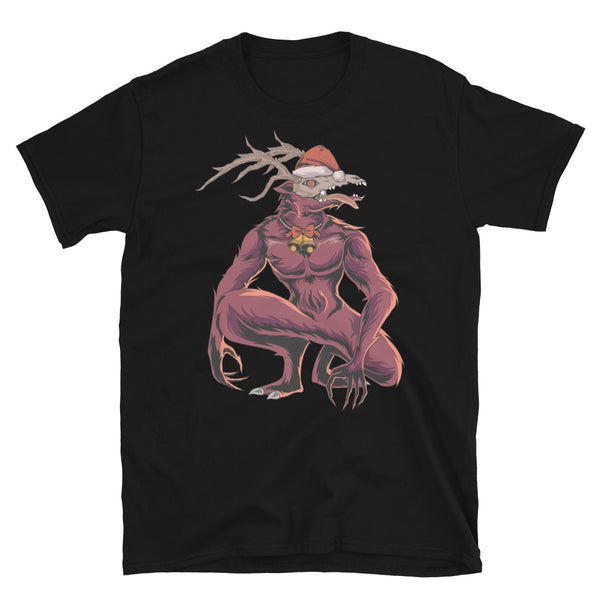 Horror Reindeer 2 Short-Sleeve Unisex T-Shirt