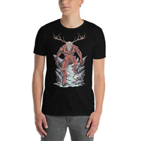 Horror Reindeer 3 Short-Sleeve Unisex T-Shirt