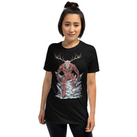 Horror Reindeer 3 Short-Sleeve Unisex T-Shirt