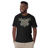 Horror Reindeer 4 Short-Sleeve Unisex T-Shirt