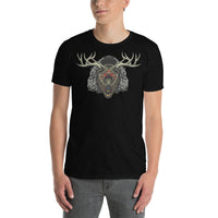 Horror Reindeer 4 Short-Sleeve Unisex T-Shirt