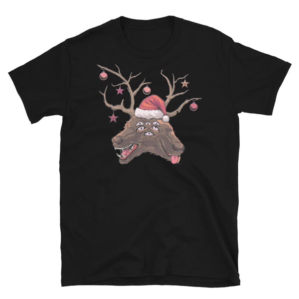 Horror Reindeer 5 Short-Sleeve Unisex T-Shirt