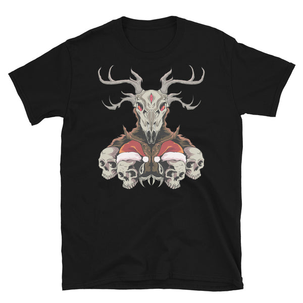 Horror Reindeer 6 Short-Sleeve Unisex T-Shirt