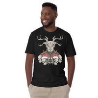 Horror Reindeer 6 Short-Sleeve Unisex T-Shirt