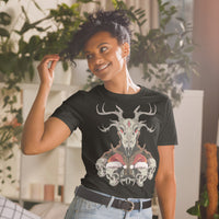 Horror Reindeer 6 Short-Sleeve Unisex T-Shirt