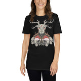 Horror Reindeer 6 Short-Sleeve Unisex T-Shirt